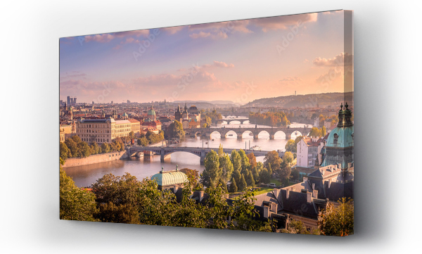 czech, Panorama, praga, prague